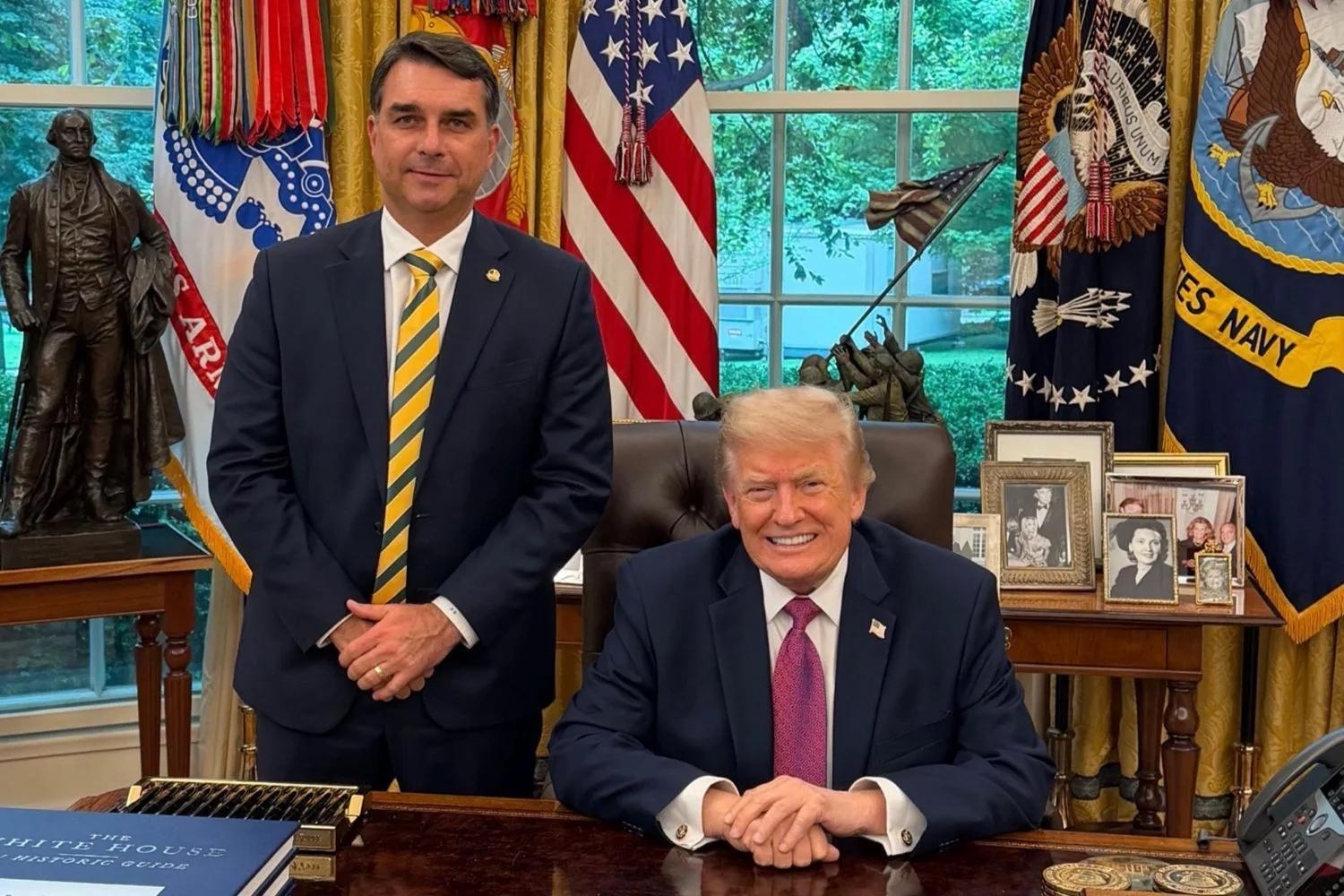 Флавиу Болсонару и Дональд Трамп