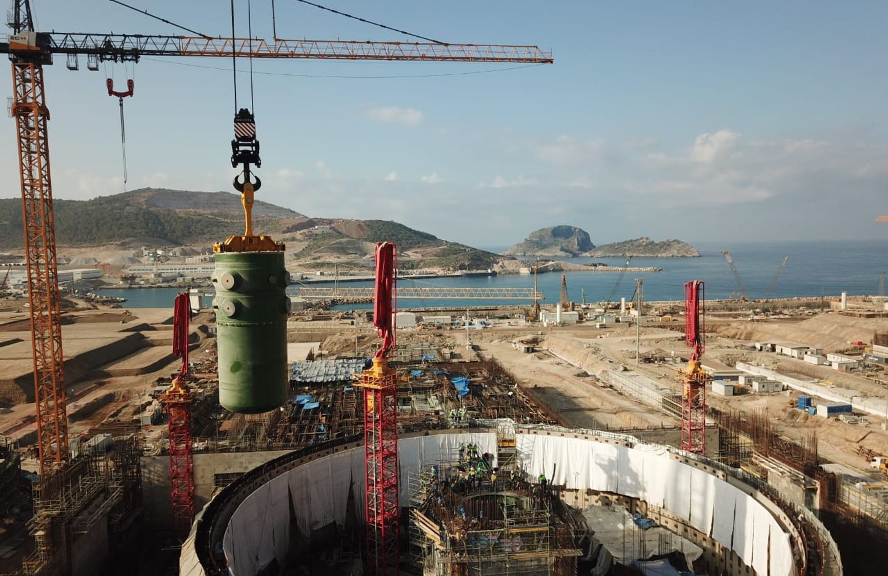 Assembling the reactor building at Akkuyu NPP  akkuyu.com