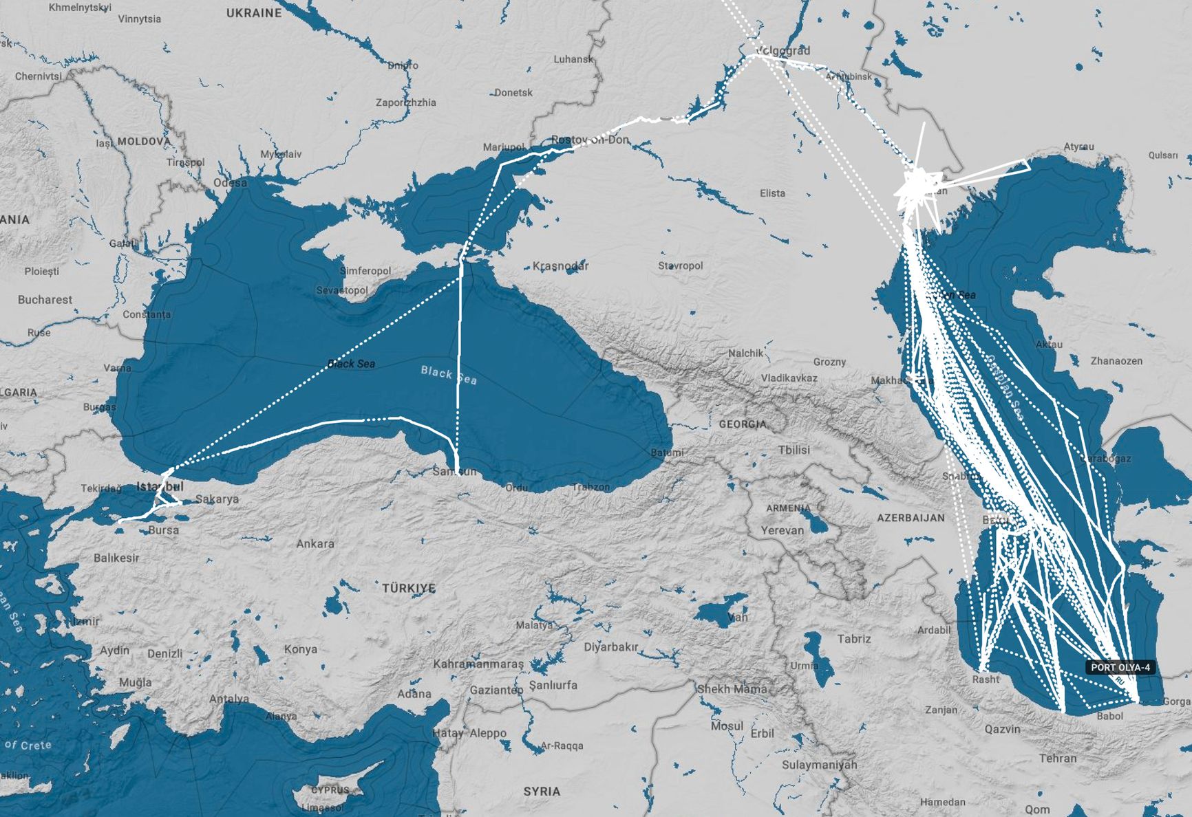 Map: Starboard Maritime Intelligence
