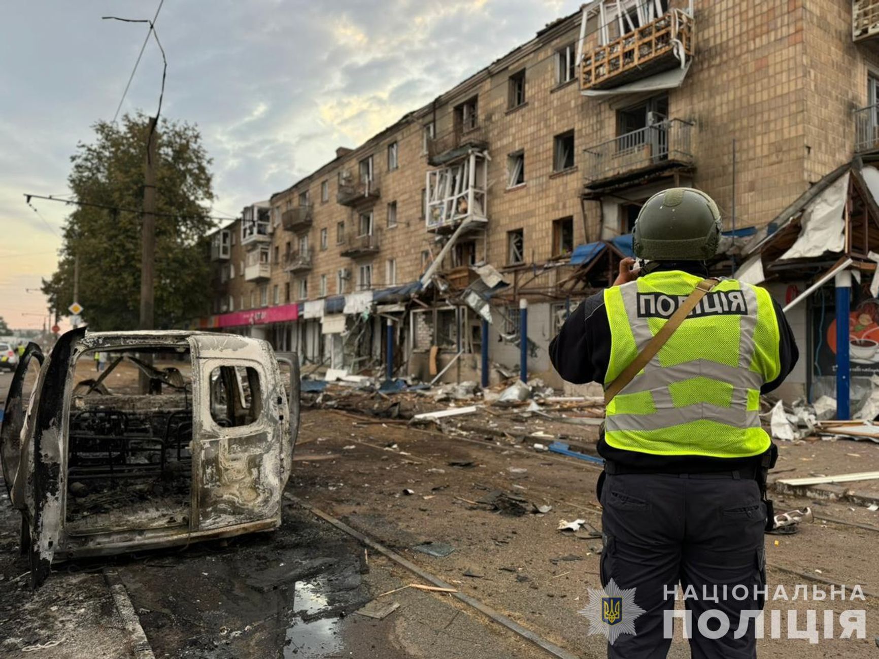 Последствия атаки на Конотоп в Сумской области