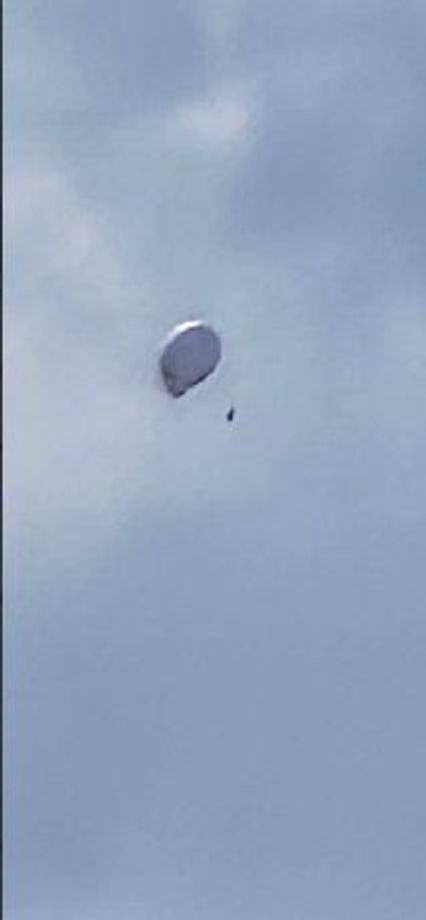 Предположительное фото одного из примененных в ходе налета на территорию России воздушных шаров