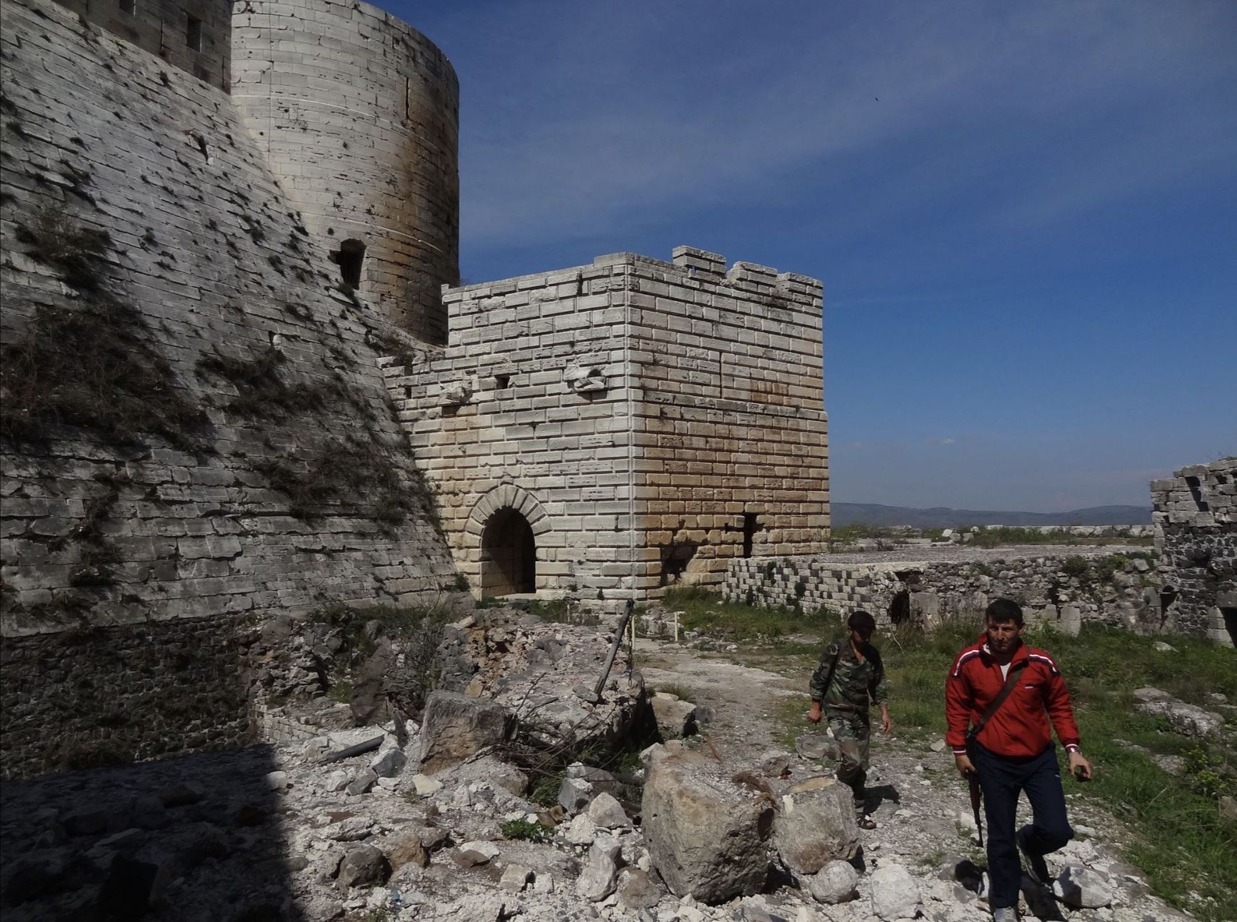 The Crusader castle Krak des Chevaliers in Syria — a UNESCO World Heritage Site and the cradle of Hayat Tahrir al-Sham 