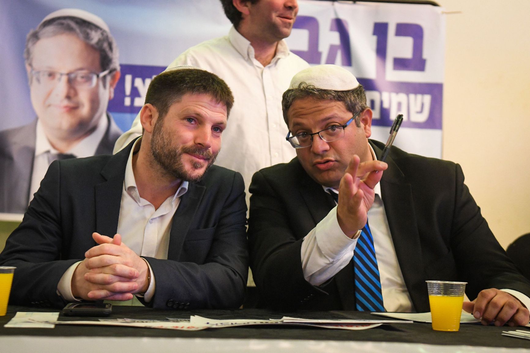 Religious Zionist party leader Bezalel Smotrich and Otzma Yehudit party head Itamar Ben-Gvir both oppose the outlines of the current deal