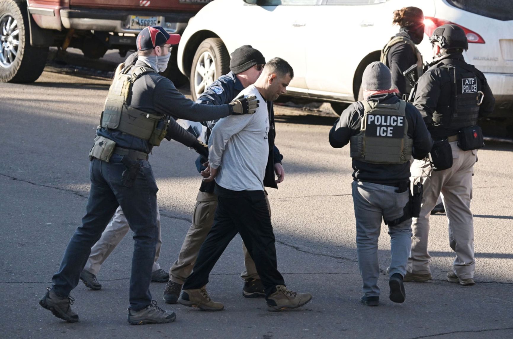 Arrest in Denver, Colorado, February 2025