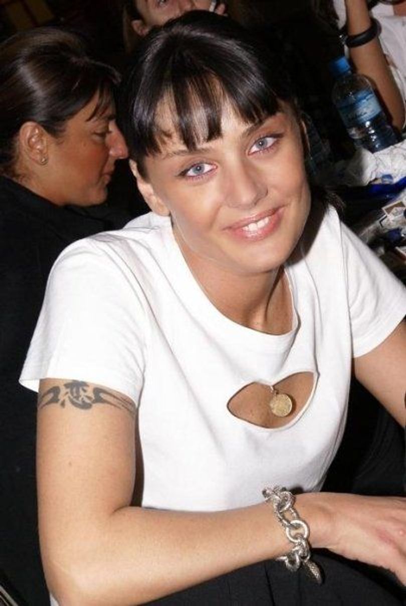 Maka Asatiani, the co-owner of the Georgian oil refinery, in a photo from her younger years