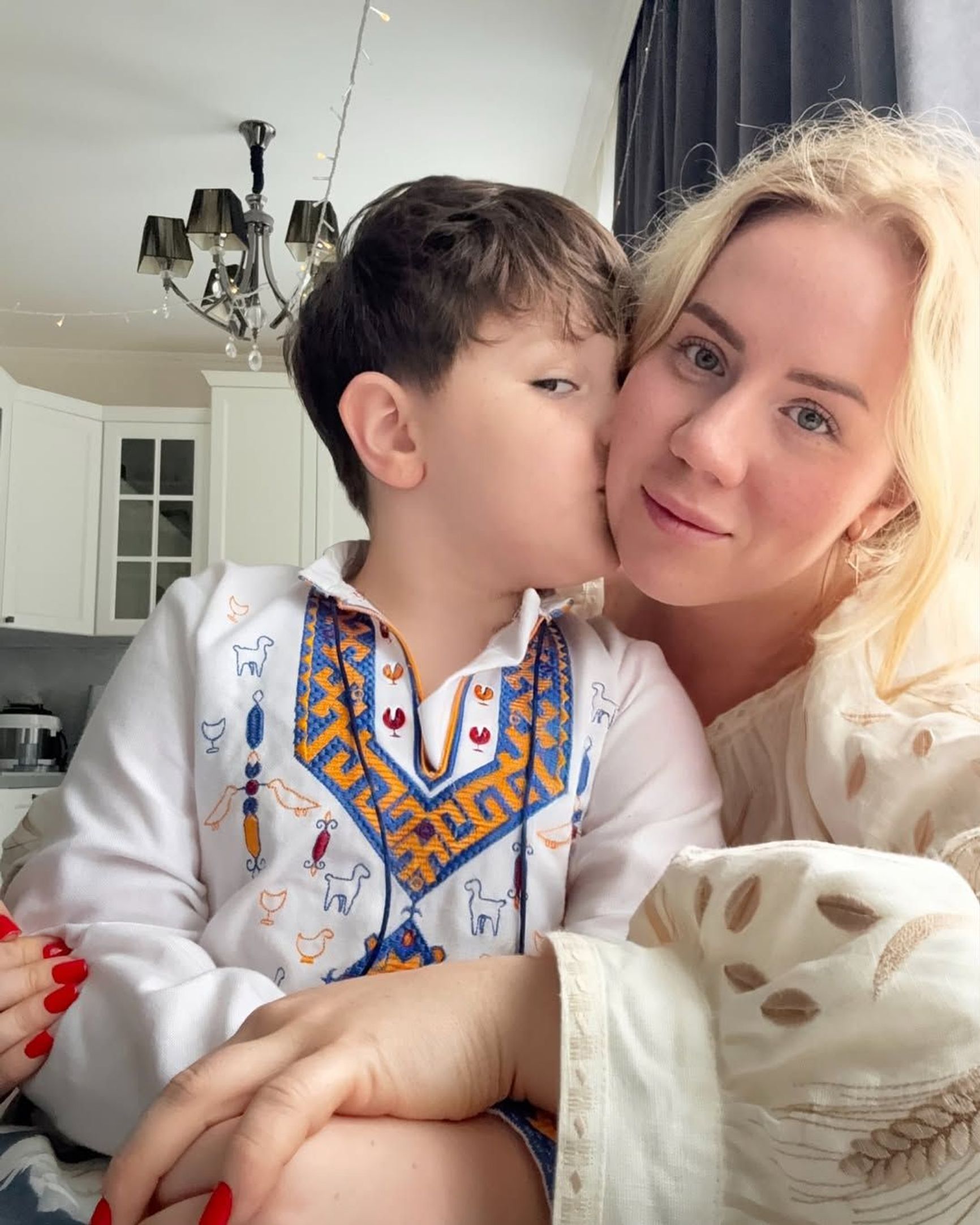 Ekaterina and her son