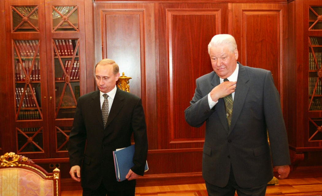Борис Ельцин и Владимир Путин, 1999 год