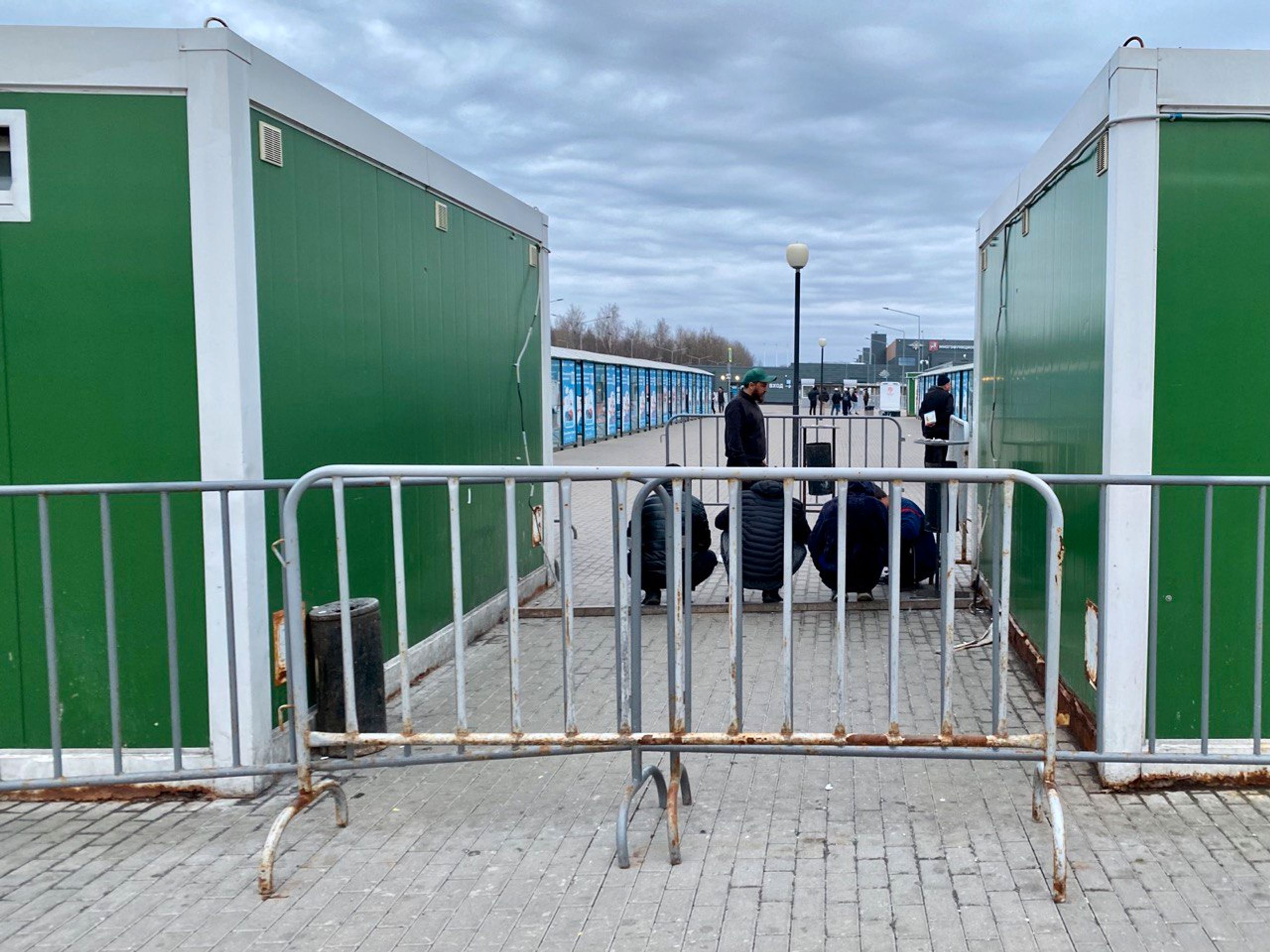 Migrants at the Migration Center in Sakharovo