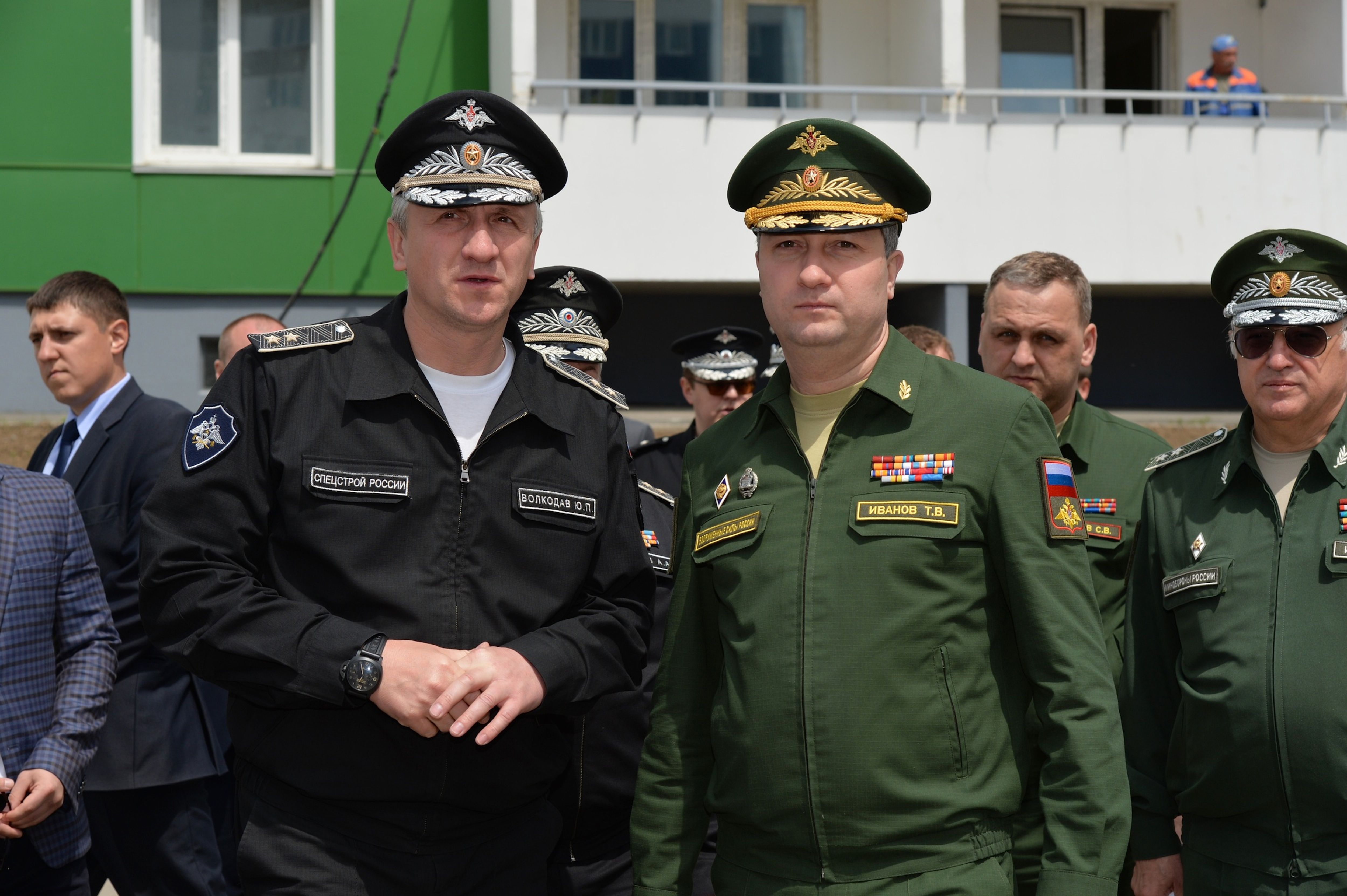Timur Ivanov (right) and Yuri Volkodav