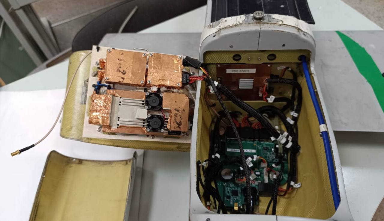 Устройство российского беспилотника радиотехнической разведки