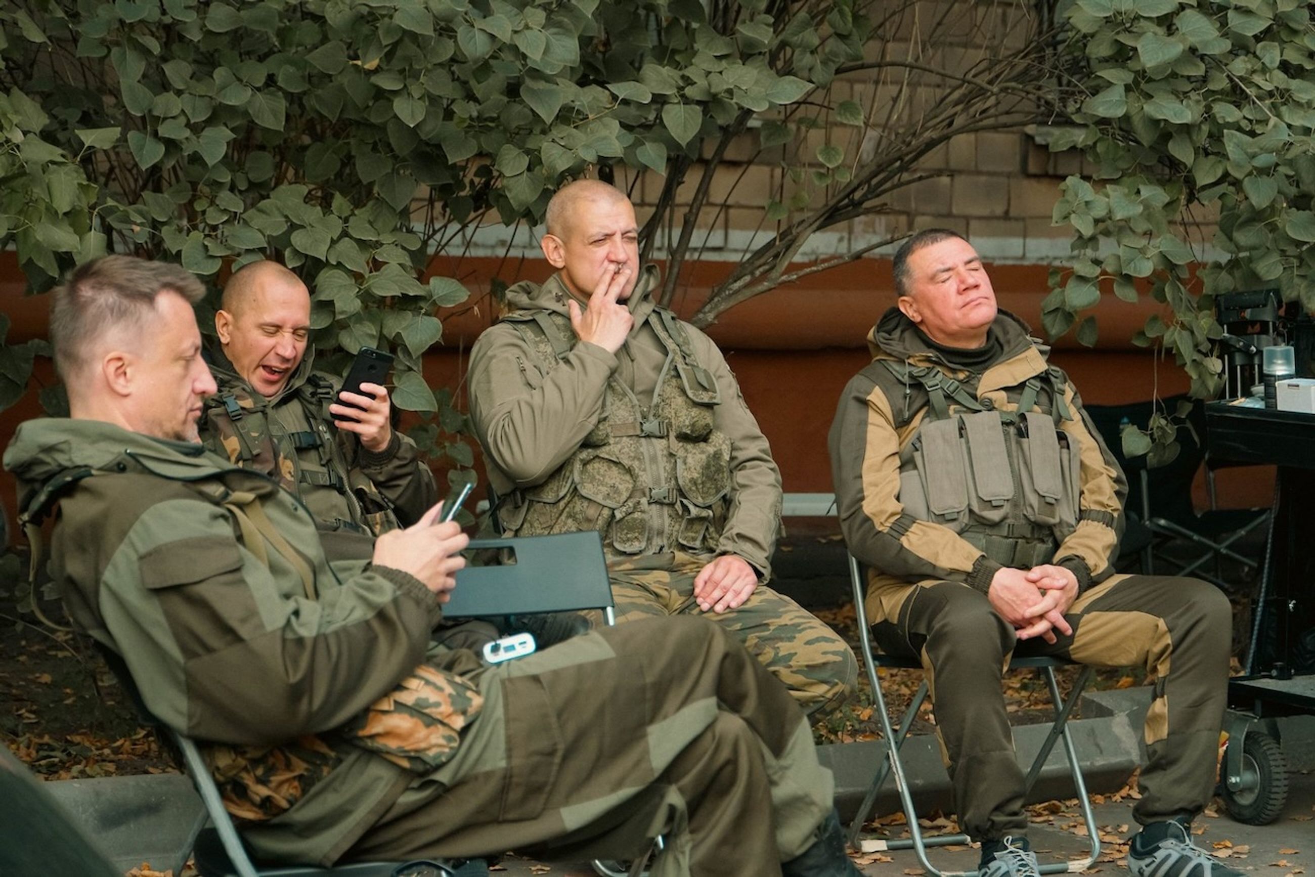 Still shot from the Militia Romance series