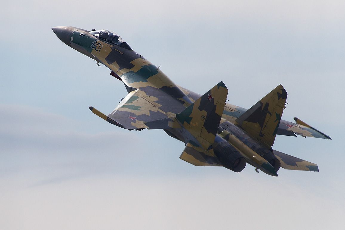 Russia’s Su-35 jet fighter