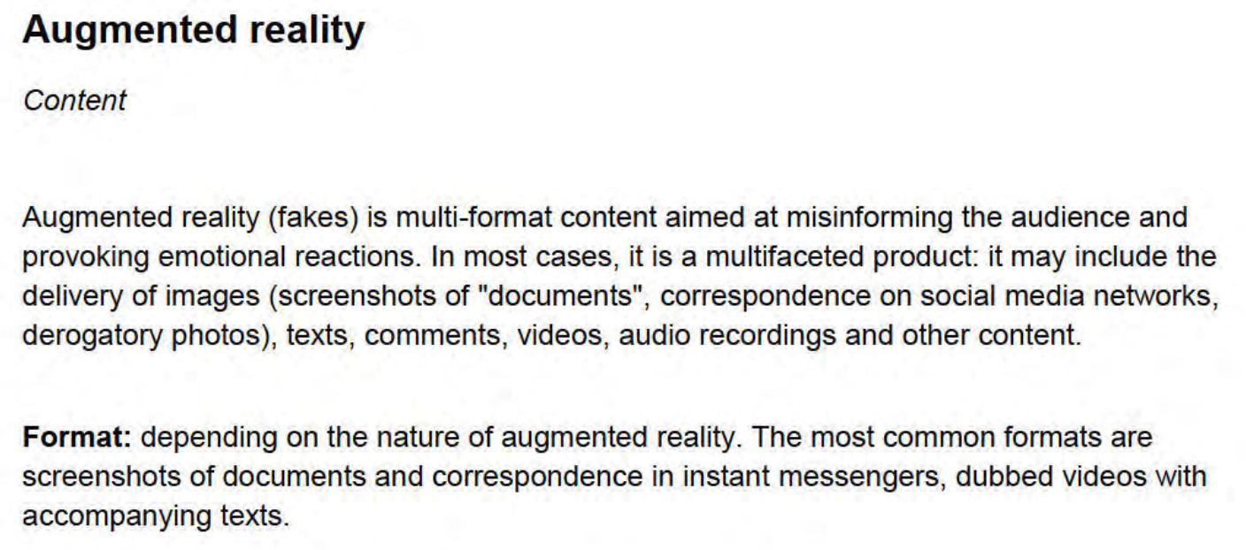 From the presentation of the SDA's disinformation campaign on Ukraine