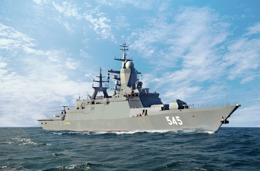 Russia’s Steregushchiy-class corvette Stoikiy (pennant number 545). Photo: Vitaly Spirin